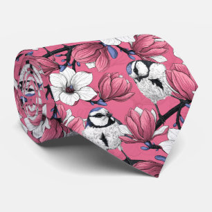Spring time in pink tie
