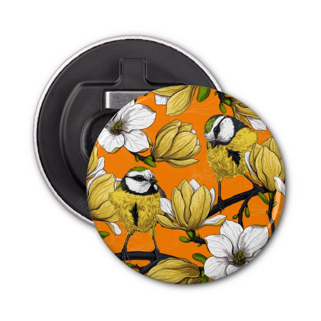 Spring time in yellow bottle opener (Front)