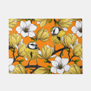 Spring time in yellow doormat