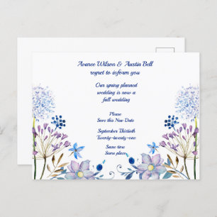 Spring to Fall Wedding Postponement Announcement P