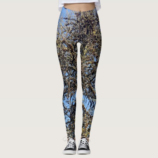 Spring tree leggings