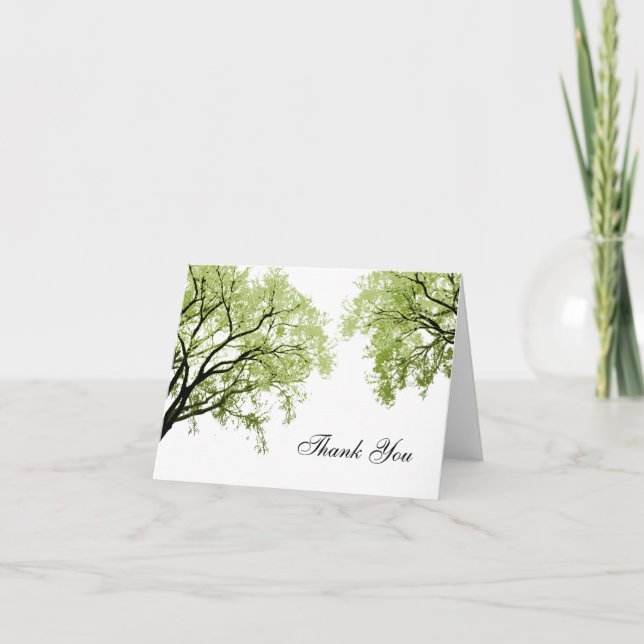 Spring Trees 2 - Thank You Card (Front)