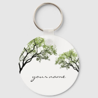 Spring Trees Keychain