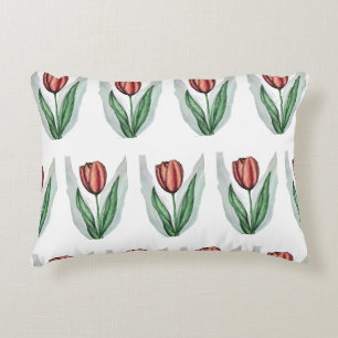 Spring Tulip: A Symbol of Love & New Beginnings Fl Accent Pillow