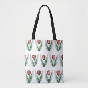 Spring Tulip: A Symbol of Love & New Beginnings Fl Tote Bag