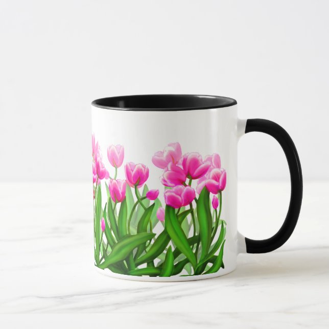 Spring Tulip Garden Mug (Right)