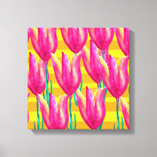 Spring Tulips Canvas Print