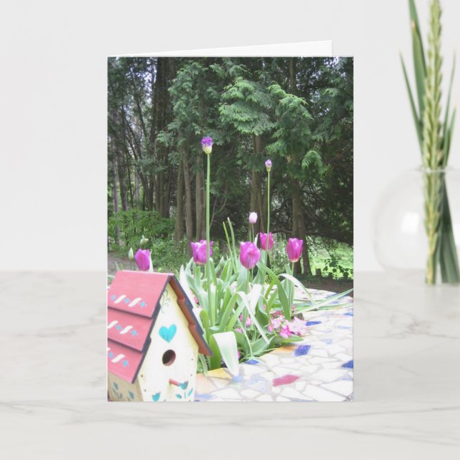 spring tulips card (Front)