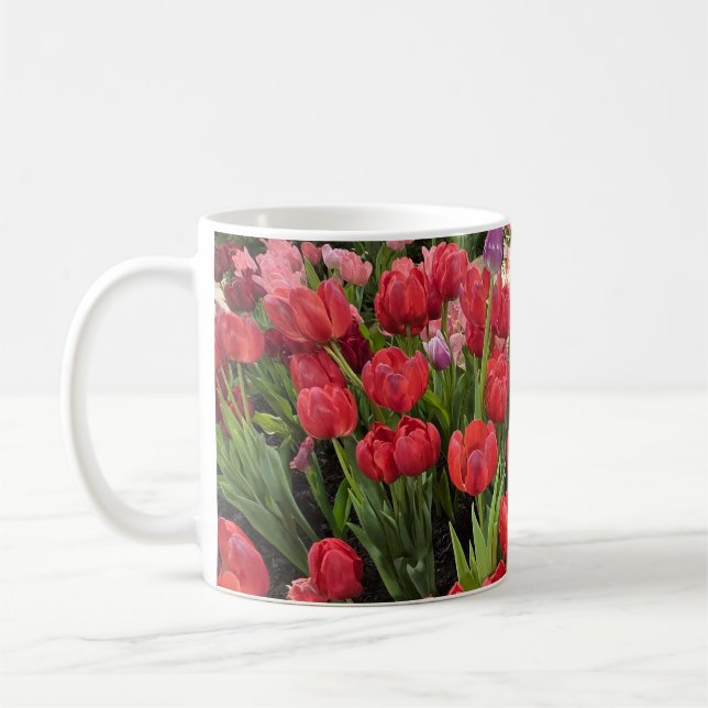 Spring Tulips Coffee Mug (Left)