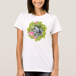 Spring Tulips Keeshond Tshirt 2