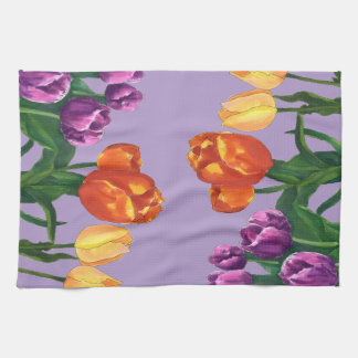 Spring Tulips Kitchen Towels