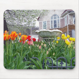 Spring Tulips Mouse Pad
