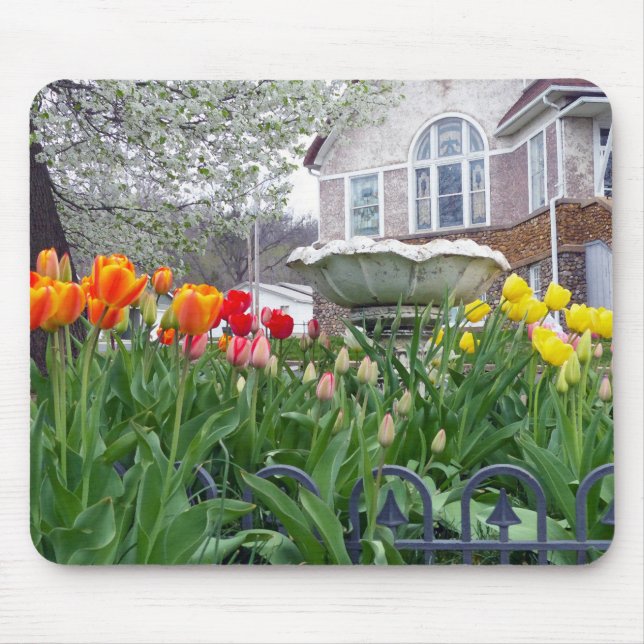 Spring Tulips Mouse Pad (Front)