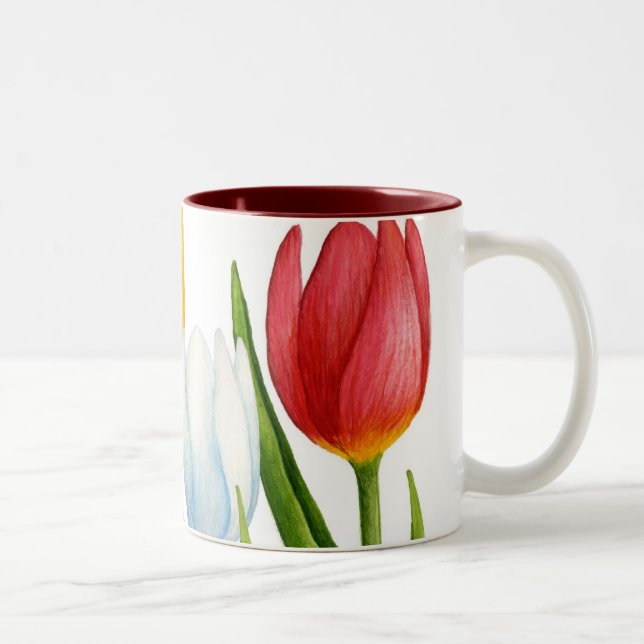 Spring Tulips Mug (Right)