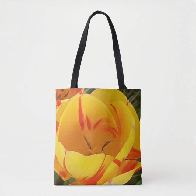 Spring Tulips Tote Bag (Front)