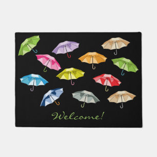 Spring Umbrellas Doormat