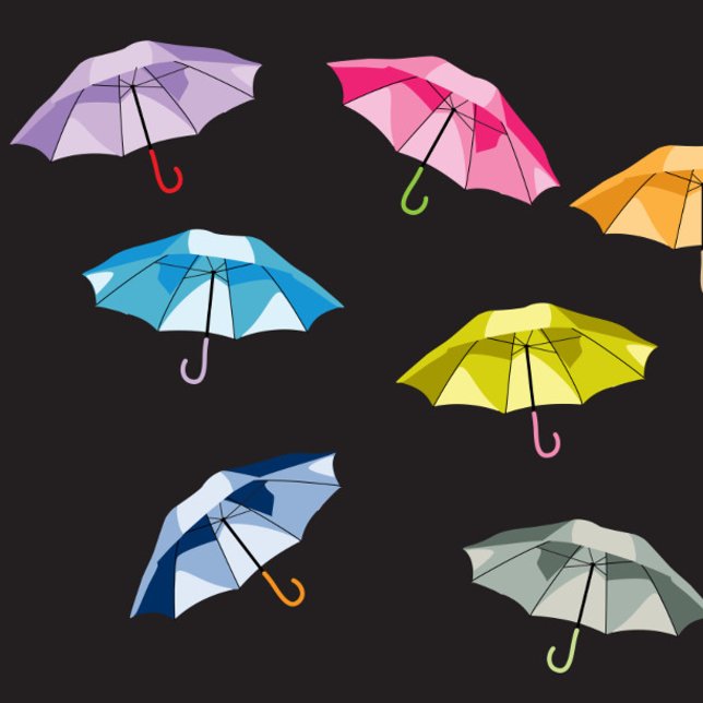 spring umbrellas kitchen towel (Creator Uploaded)