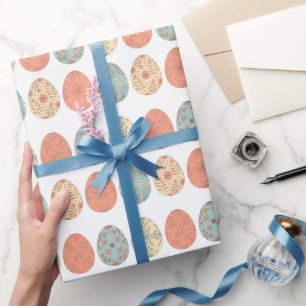 Spring Vibes – Easter Wrapping Paper with Floral E
