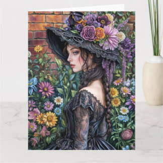 Spring Victorian Goth 2025 Design 3 Card