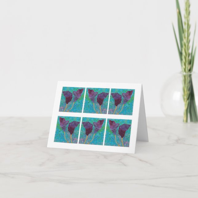 Spring Violets... Card (Front)