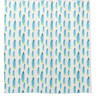 Spring Watercolor Bluebonnets Flowers Pattern