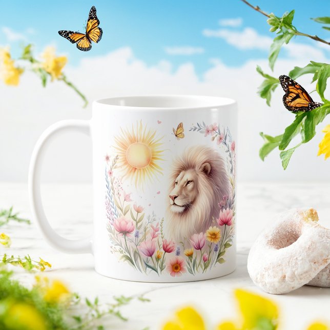 Spring Watercolor Lion - Kid Mug (Creator Uploaded)