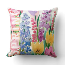 SPRING WATERCOLOR MEADOW FLOWERS