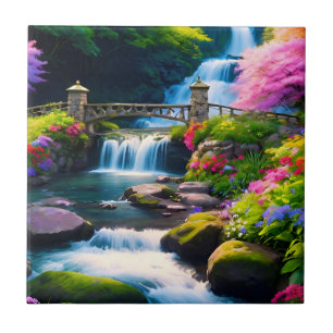 Spring Waterfall 1 Tile