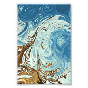 Spring Waves Best colourful painting Photo Print