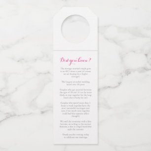 Spring weddding hellebores watercolor bottle tag