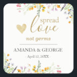 Spring Wedding Hand Sanitizer labels Wildflowers<br><div class="desc">Wedding favour sticker floral,  for pocket Sanitzer bottles - Find matching items in our shop or contact us.</div>