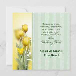 Spring Wedding Renewal Invitations