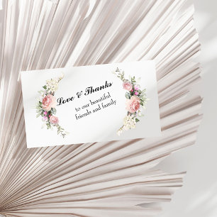 Spring Wedding Thank You Card