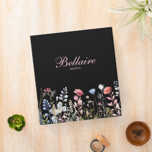Spring Wild Flowers Border Binder