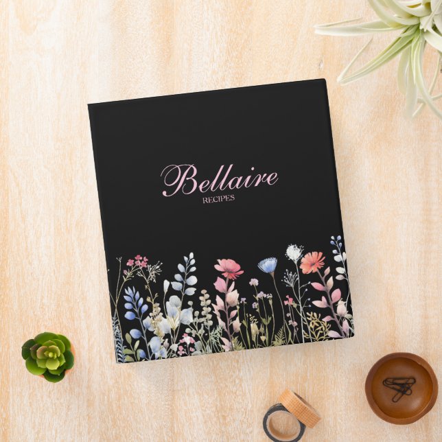 Spring Wild Flowers Border  Binder (In Situ)