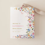 Spring Wildflower Butterfly Bridal Shower Welcome Poster<br><div class="desc">This classy welcome sign will surely brighten up your event. The design features cheerful watercolor wildflowers mixed with lush greenery foliage and a few fluttering butterflies. Use the text fields to personalize the card with your own wording and details. The background colour of the invite is set to white, but...</div>