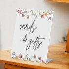 Spring Wildflower Cards and Gifts Table Sign