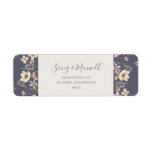 Spring Wildflower | Dusty Purple Return Address<br><div class="desc">This spring wildflower | dusty purple return address label is perfect for your rustic vintage boho wedding. The design features colourful, elegant minimalist pastel watercolor wild flowers. It reminds the viewer of a classic simple bohemian summer garden meadow. A highlight of the design is how the floral and the greenery...</div>