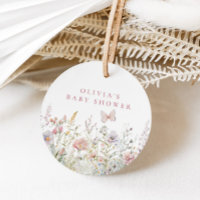 Spring Wildflower Field Baby Shower Thank You