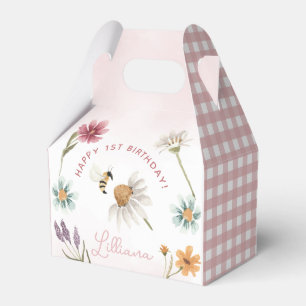 Spring Wildflower Happy Birthday Favour Box