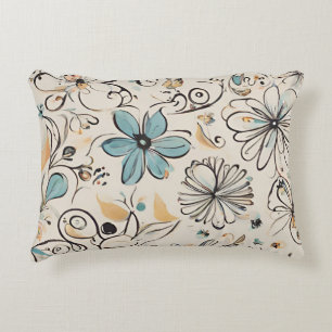 Spring Wildflowers  Accent Pillow
