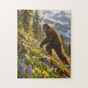 Spring Wildflowers Bigfoot Puzzle