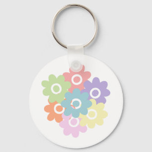 Spring Wildflowers Keychain