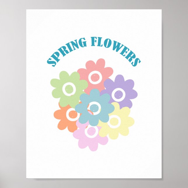 Spring Wildflowers Poster (Front)