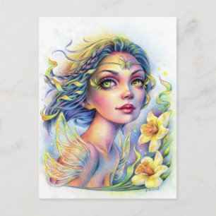 Spring Wind Postcard