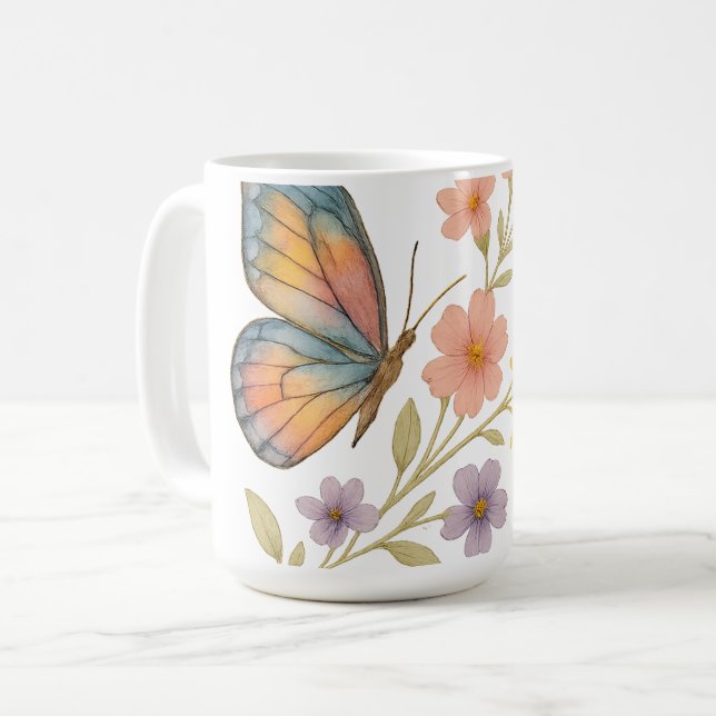 Spring Wings Coffee Mug (Front Left)