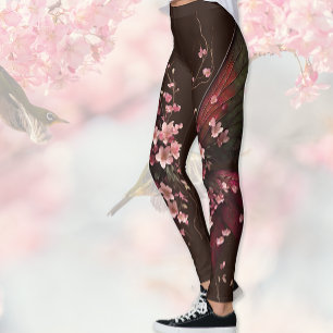 Spring Woodsy Butterfly Leggings