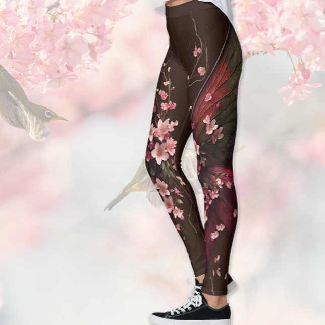 Spring Woodsy Butterfly Leggings (Creator Uploaded)