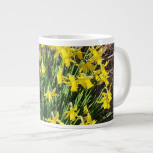 Spring Yellow Daffodils Large Coffee Mug