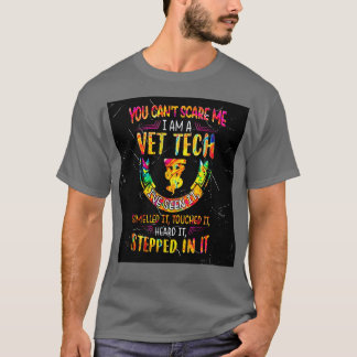 spring You Cant Scare Vet Tech T-Shirt